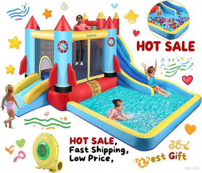 Bounce House,Inflatable Bounce Castle with Blower for Kids ,Outdoor/Indoor Party