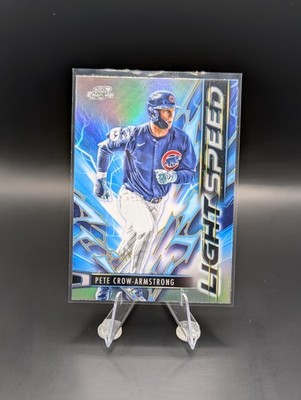 2025 Topps Chrome Cosmic Pete Crow-Armstrong Light Speed #LS-3