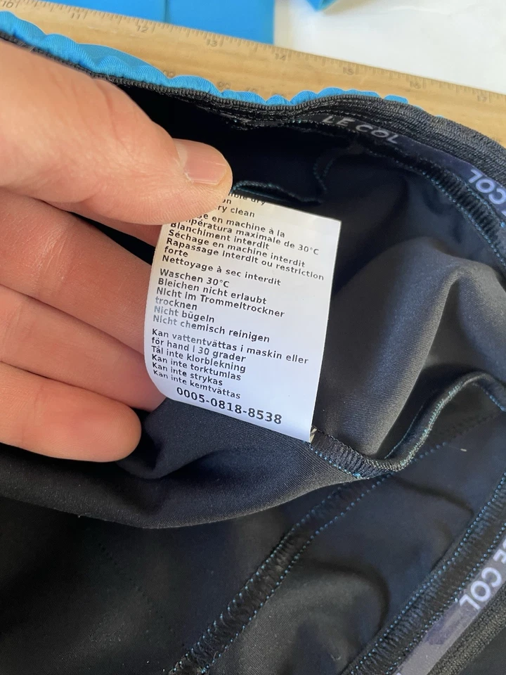 Le Col HC Jersey Waterproof, Windproof, Thermal Men’s Small Blue Made in Italy - Image 4 of 4