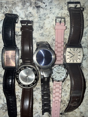 #ad #ad Watch lot Fossil Swiss SWI Westar and Armitron. as is most just need bat $34.87