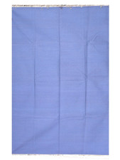 Hand Knotted Wool Kilim Dhurrie Rug Color Sky Blue Handmade Design Carpet Rug