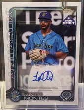 2025 Topps Pro Debut - Lazaro Montes Auto PD-62 Autographs (AU, RC)