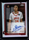2025-26 Topps Chrome - Rookie Autographs Noa Essengue Refractor Auto TCAR-NE