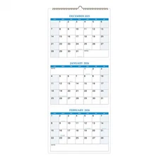 Vertical Wall Calendar 2025-2027 3 Month Wall Calendar 2025-2027 Like-minded