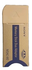OEM Sony 1GB Memory Stick PRO Duo MagicGate + MSAC-M2 Adapter - Made in Japan