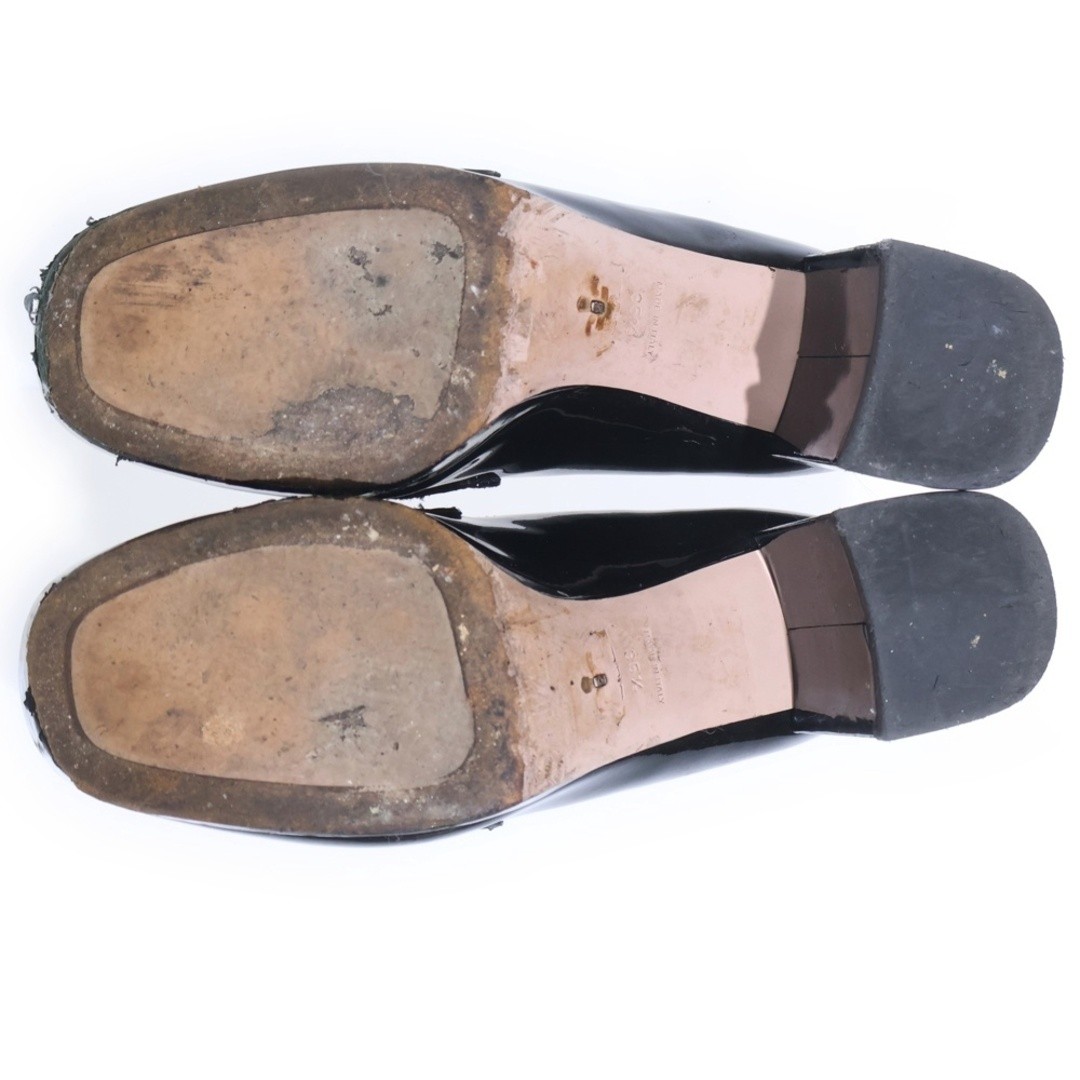 PRADA Chocolate Brushed Leather High Heel Loafers Black Womens Used aae47092d4a9 thumbnail 5