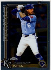 2025 Topps Chrome Baseball Jonathan India No. 209 Kansas City Royals