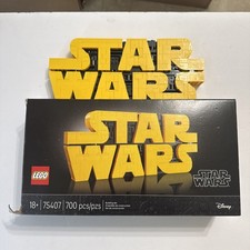 LEGO® Star Wars™ Brick-Built Star Wars Logo 75407 - FREE SHIPPING