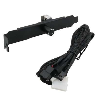 DGHAOP PC Case Fan Governor PWM Temperature Control 3Pin/4pin PCI Cooling...