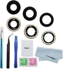 3pcs Rear Camera Glass Lens Replacement for Samsung Galaxy Z Fold 4