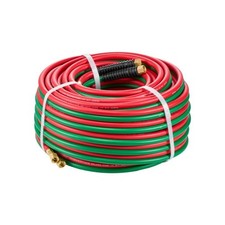 Oxygen Acetylene Hose, 1/4-Inch x 100FT Oxy Acetylene Hose with 9/16"-18 B F...