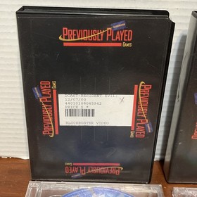 Scratched - Blockbuster - Resident Evil Code Veronica + R6 - Dreamcast -Untested