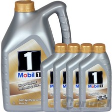 1x5L+4x1L MOBIL 1 FS 0W40 MOTORÖL passend für VW 502.00 MB 229.5 PORSCHE A40