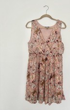 H&M Butterfly Spring Summer Dress Fully Lined Medium Size Excellent Condition