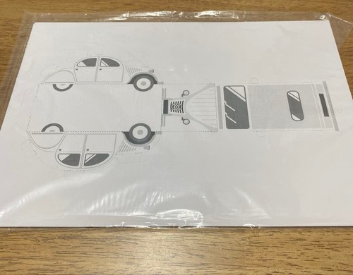 Citroen C3 Papercraft Novelty Car