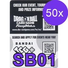 Dragon Ball Super Fusion World SB01 MANGA BOOSTER Code 50x Fast Code