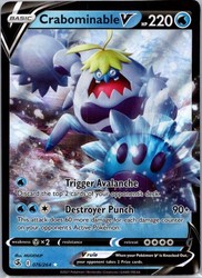 Crabominable V 076/264 Fusion Strike Holo Ultra Rare