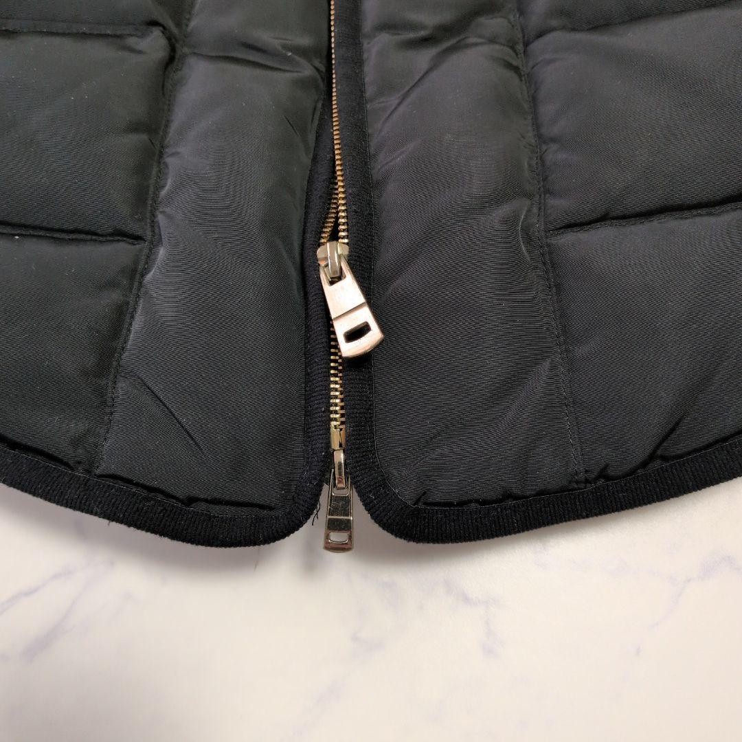 ZARA BASIC Belted Down Jacket Coat Size M Black F… - image 6