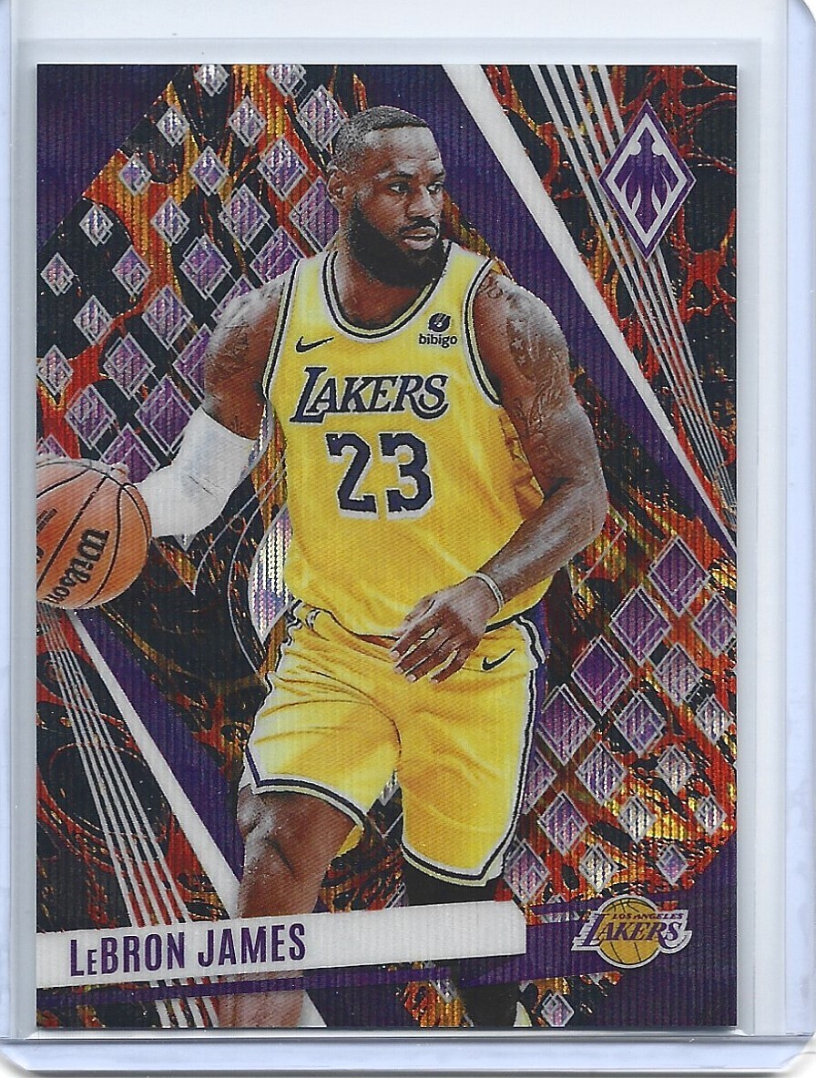 2023-24 PANINI PHOENIX BASKETBALL LEBRON JAMES #211 LAVA #/75 LOS