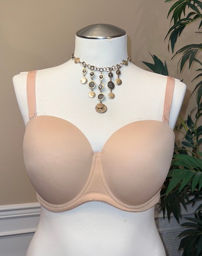 Comfort Choice, Women's Plus Size Convertible Underwire Bra in Beige, Size 44D