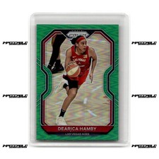 2021 Panini Prizm WNBA - Dearica Hamby #43 Green Prizm SP