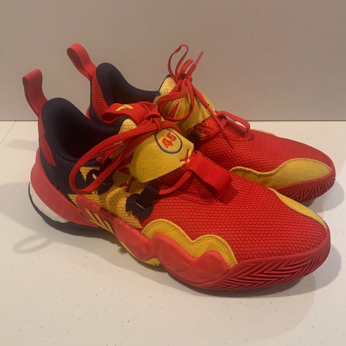 値下⭐︎未使用⭐︎レアTrae Youngバスケシューズadidas×マクドナルド Adidas Trae Young 1 McDonald's All American Game Sneakers