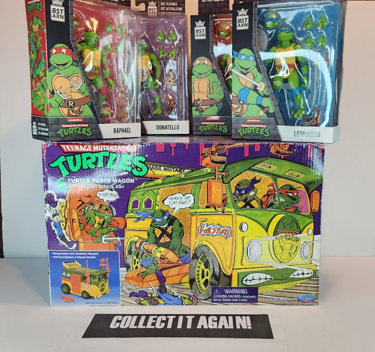 さ*ん様 taonini 14点 まとめ売り Teenage Mutant Ninja Turtles lot with Party Wagon BST AXN