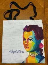 Abigail Adams Be Ambitious Famous Women Tote Carry Shopping Grocery Bag