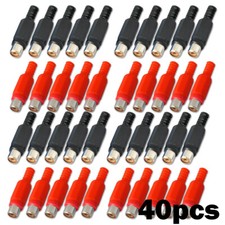 40PC Solder RCA Plug Female Audio Video Adapter Connector Professional