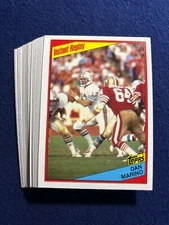 LOT OF 25  RAZOR SHARP PACK FRESH  1984 TOPPS #124 DAN MARINO IA ROOKIE