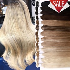 Dick 100g Russisches Remy Echthaar Bonding Keratin Extensions Haarverlängerung