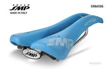NEW Selle SMP STRATOS Saddle : LIGHT BLUE - MADE iN ITALY!