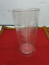 Vintage Measuring Beaker Photax 1/2 PT / 10FL oz   