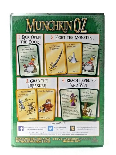 Juego de cartas Munchkin Oz Steve Jackson Games SJG 4431 *NUEVO* - Imagen 3 de 8