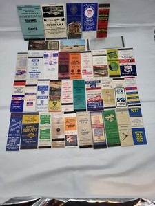 37 Different Standard,76 Ford Sinclair Station Oil Matchbook USA rare Covers TU