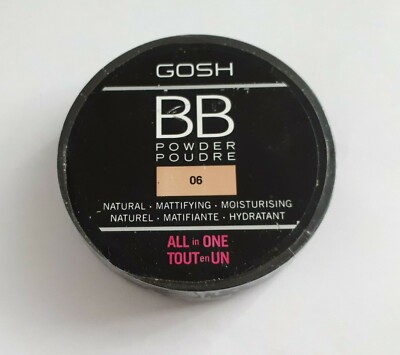Gosh BB natürliches mattierendes Pulver feuchtigkeitsspendend Farbe 06 Warm Beige 6,5 g /EBLV