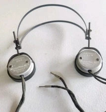 Vintage American Bell WAYLAND RADIO Audio Headphones HEADSET Parts / Restoration