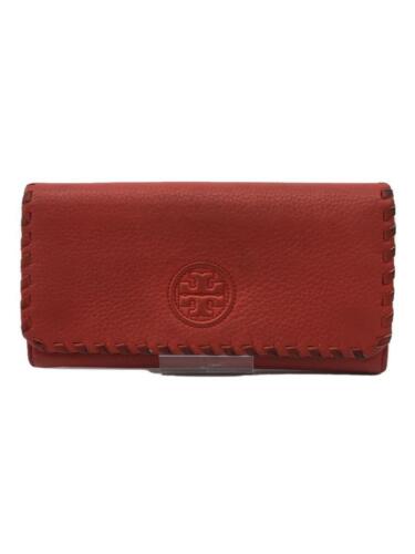 TORY BURCH Long wallet  leather  red  solid color  women - Picture 1 of 7