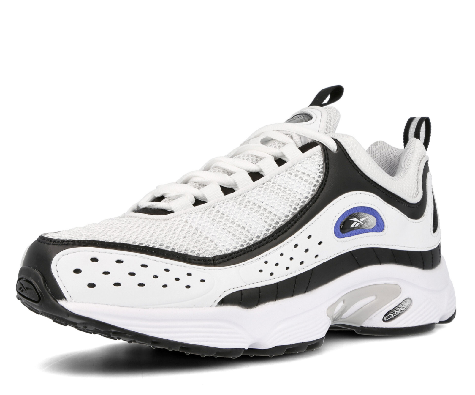 us10/uk9/eu43—MEN'S REEBOK DAYTONA DMX II white black blue EF3202 new with  box | eBay