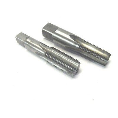 TAPS 1/4'' x 19 BSPF PAIR SET OF 2 TAPS GROUND THREADS USED SET OF 2 INCLDUED TAP