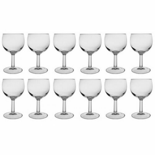 Verres à vin ballon robustes lot de 12 de 19,5 cl lavables machine