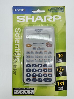 SHARP EL-501V Scientific Calculator NEW