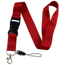 Fashion Red Neck Lanyard for Keys Keychain Strap Lanyard for ID Card Badges H...