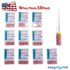 dental endodontic root canal K files 25MM hand use stainless File #6 Easyisnmile