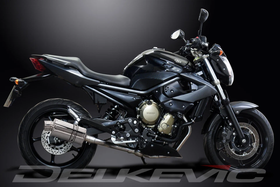 Yamaha FZ6R 2009-2017 полный выхлоп 4-1 9 дюймов овальный глушитель из нержавеющей стали - Изображение 4 из 4