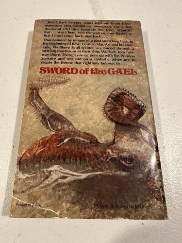 Vtg 1976 Mass Market Paperback Sword of the Gael Cormac Mac Art REH Offutt - Picture 3 of 6