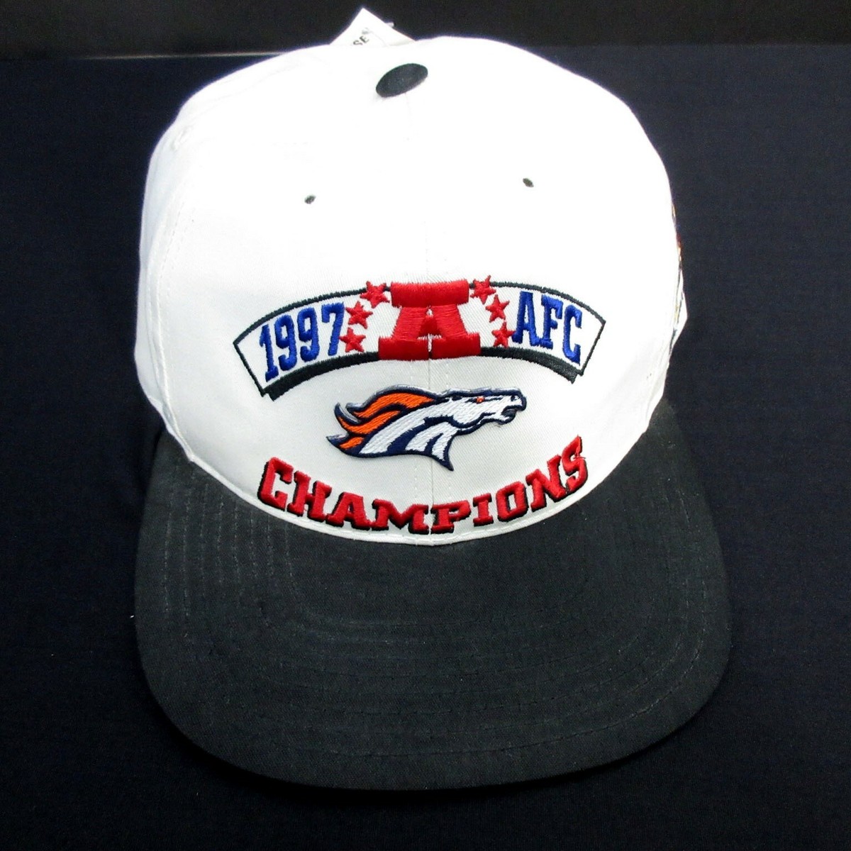 デンバー・ブロンコス チャンピオンキャップ 97年 1997 Vtg Broncos Hat Snapback Cap Champions nfl denver Pro