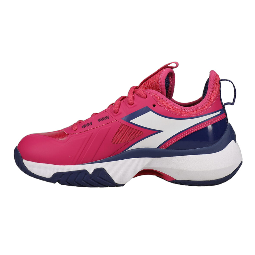 diadora テニスシューズ ブラック/ピンク Amazon.com | Diadora Women's Finale All Ground Tennis Shoe