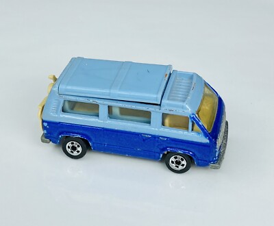 Hot Wheels Blackwall 1980 Sunagon VW Camper Rare Blue Volkswagen