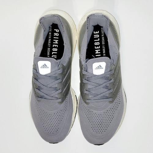 Adidas UltraBoost 21 Running Sneakers Lace Up Shoes FY0404 Gray White Wms 9US - Picture 14 of 20